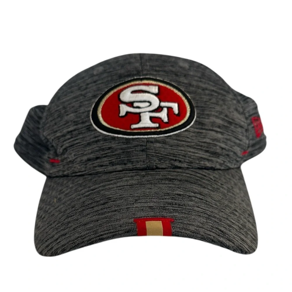 New Era NFL San Francisco 49ers Gray Red‎ Logo Cap Size Medium/Large